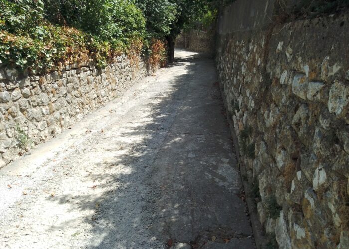Remise en état de la rue de la calade ciment