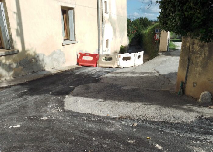 Rue de la calade début des travaux