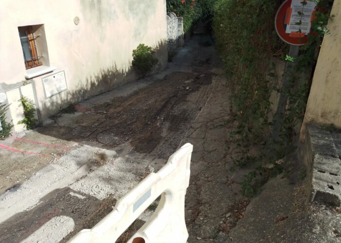 Rue de la calade début des travaux