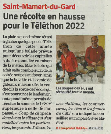 Téléthon 2022