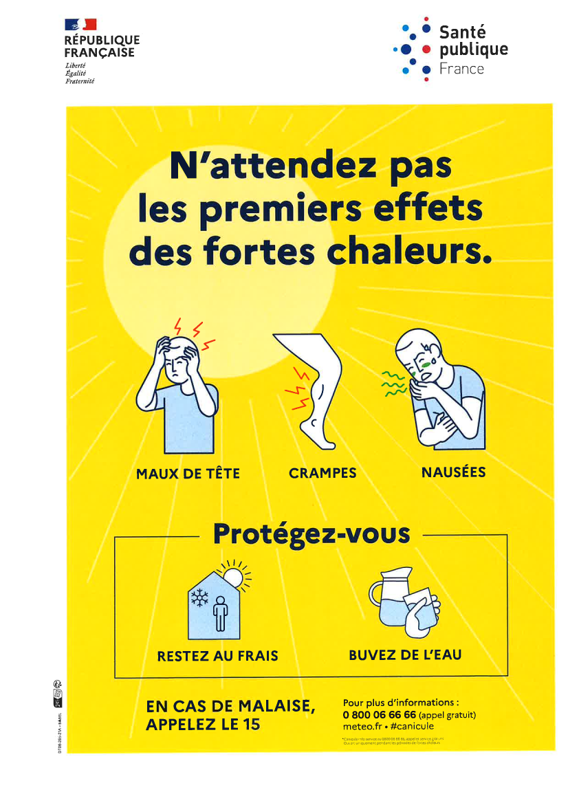 N’attendez-pas les premiers effets des fortes chaleurs N'attendez-pas les premiers effets des fortes chaleurs