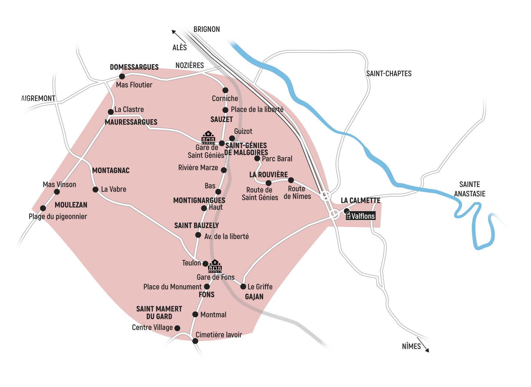 Leins Gardonnenque carte Allo Bus 2023