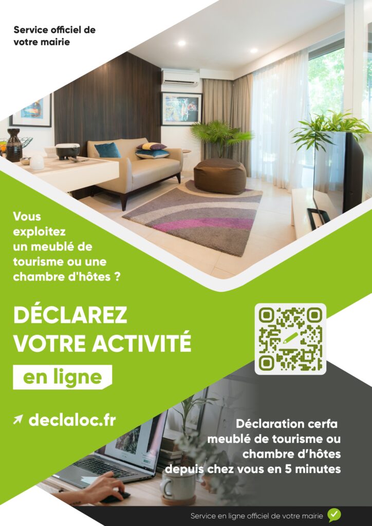 Taxe de séjour - Déclarez votre location meublée 