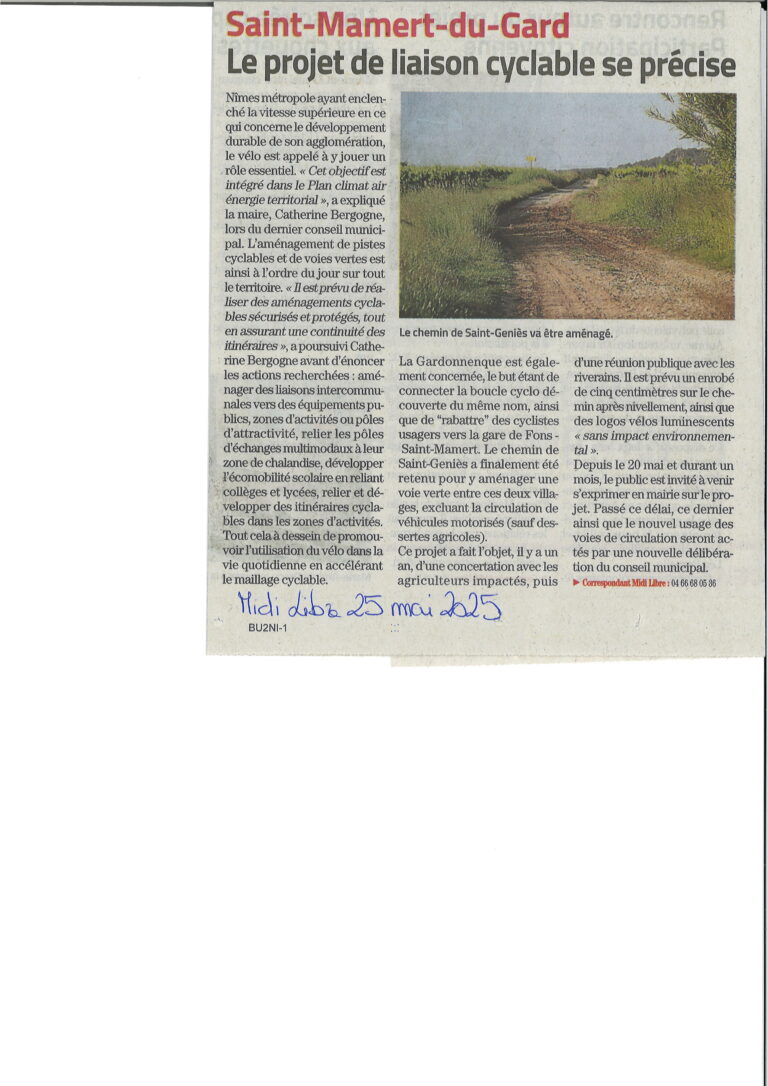 Saint-Mamert-du-Gard Conseil Début des travaux sur le site de la coopérative.