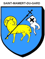 Blason de la commune de Saint-Mamert-du-Gard