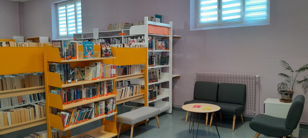 Espace détente de la bibliothèque